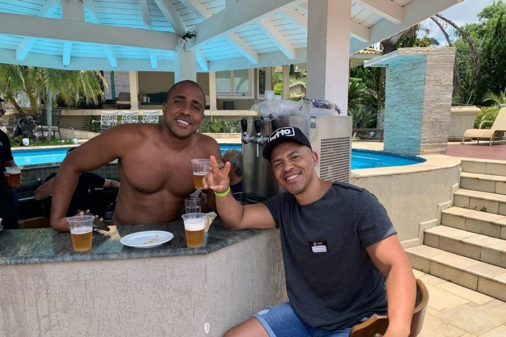 Raiam Santos e Leandro Brito