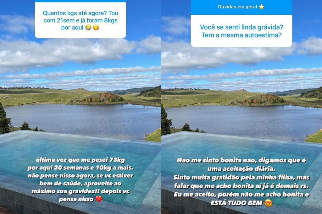 Bárbara Evans respondeu perguntas dos seguidores nas redes sociais