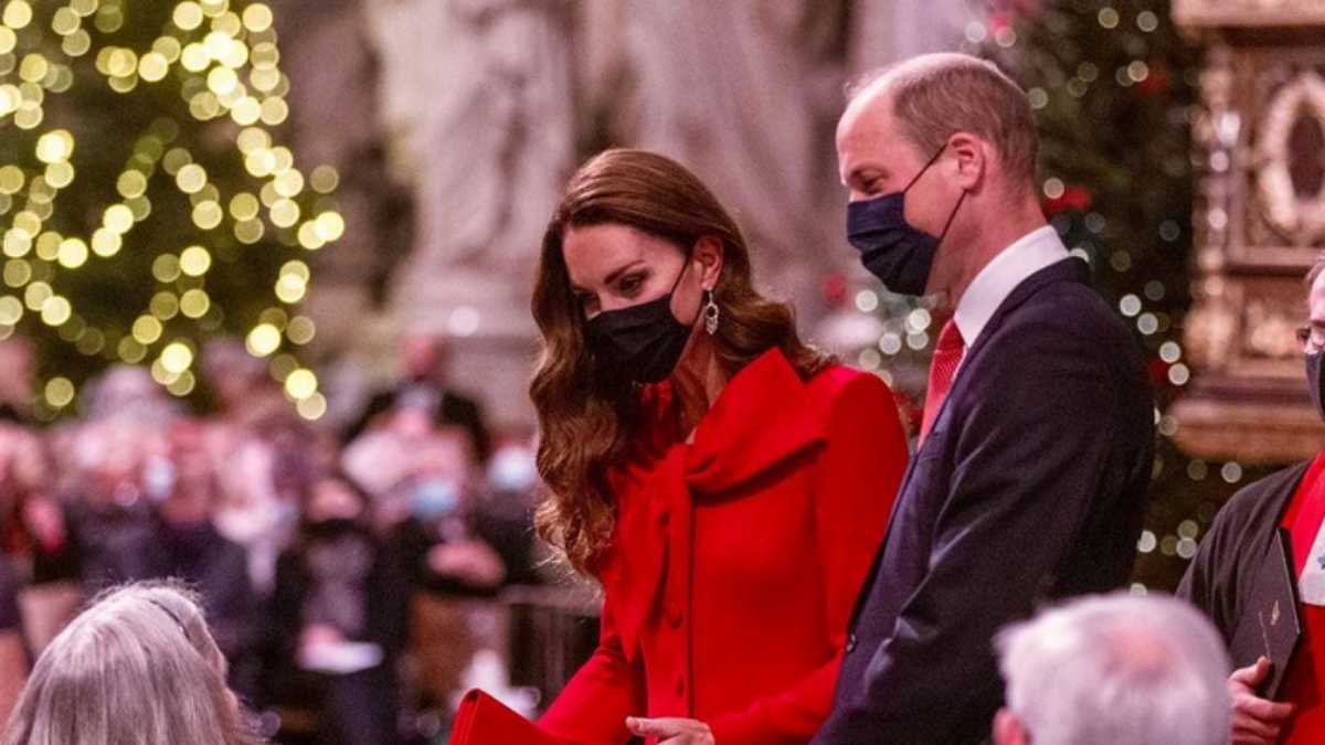 Kate Middleton, Príncipe William na missa de Natal