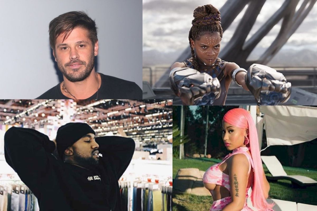 Nicki Minaj, Kanye West, Dado Dolabella e Letitia Wrigth