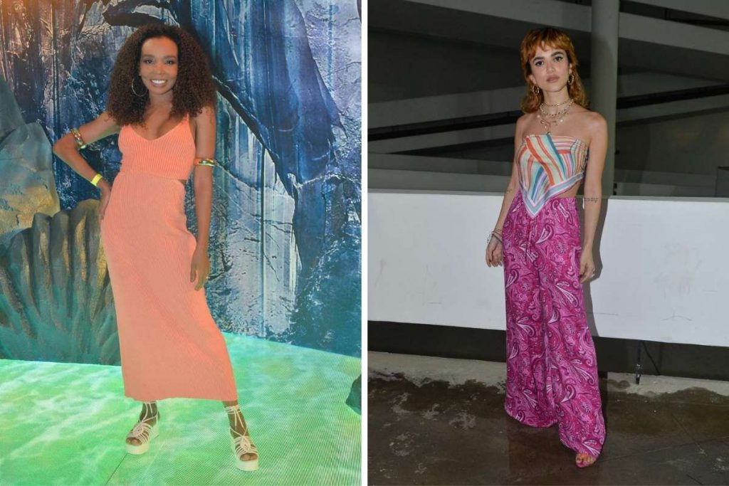 Thelminha e Manu Gavassi marcaram presença no evento da C&A