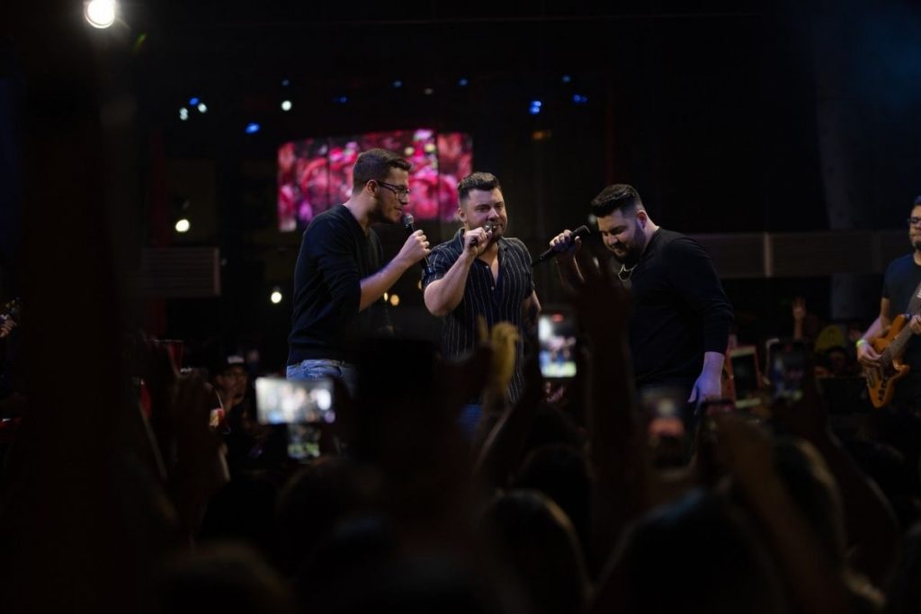 Murilo Huff com Gustavo & Dom Vittor