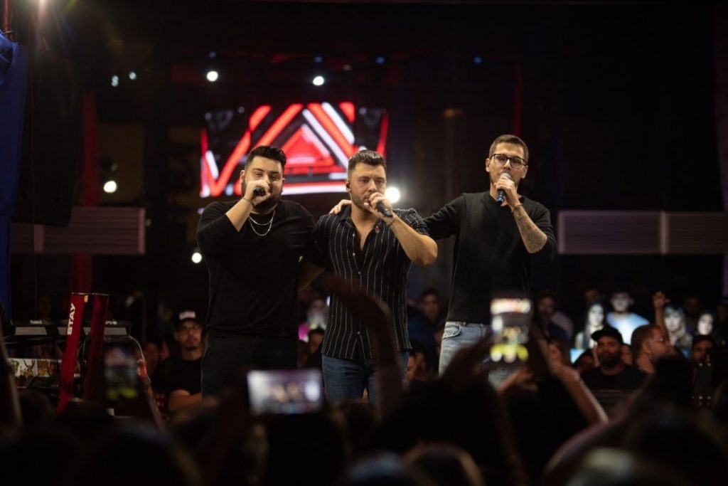 Murilo Huff com Gustavo & Dom Vittor