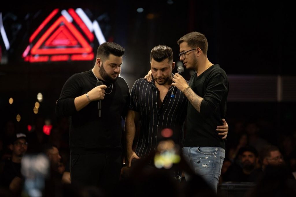 Murilo Huff com Gustavo & Dom Vittor