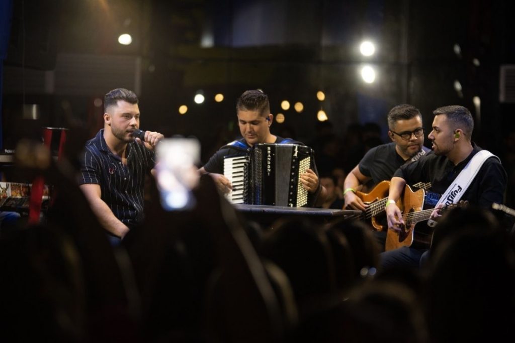 Murilo Huff com Gustavo & Dom Vittor