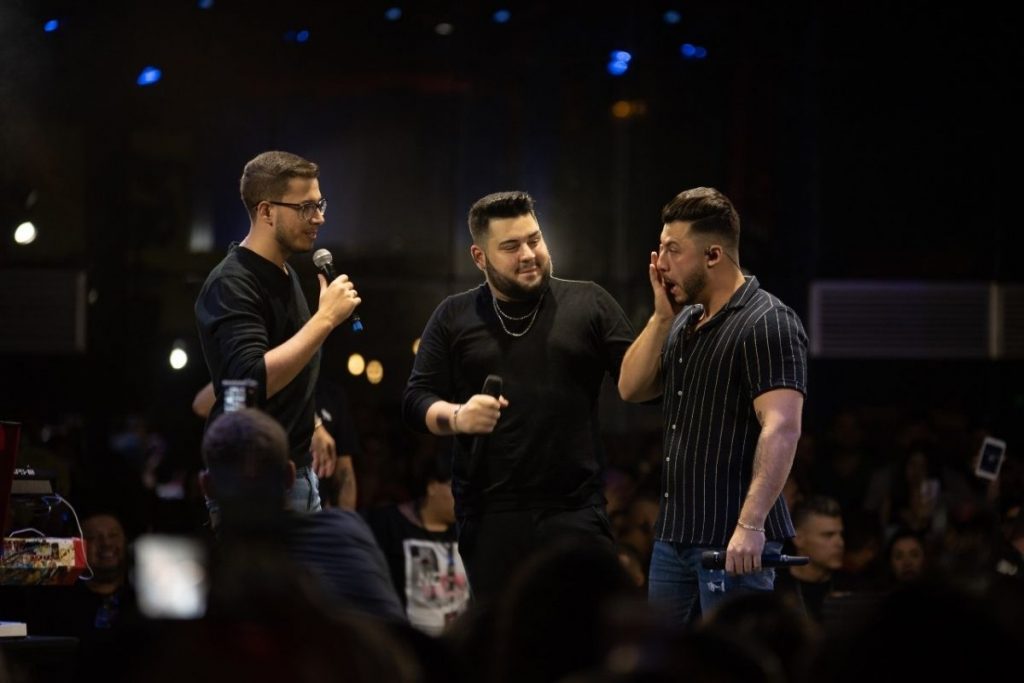 Murilo Huff com Gustavo e Dm Vittor