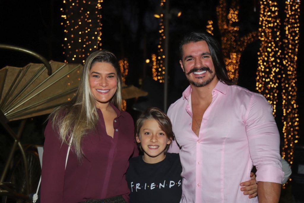 Priscilla Fantin e família