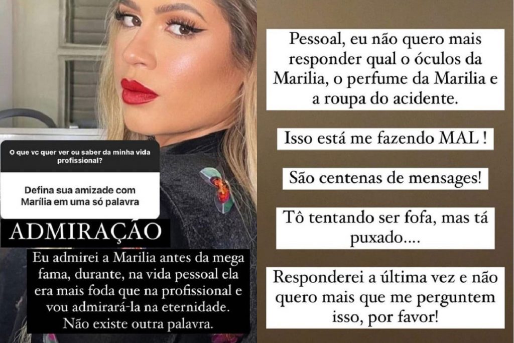 Flávia Brunetti, stylist de Marília Mendonça, desabafa na web