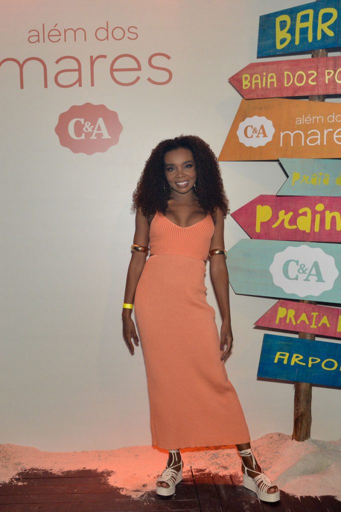 Thelma Assis em evento da C&A