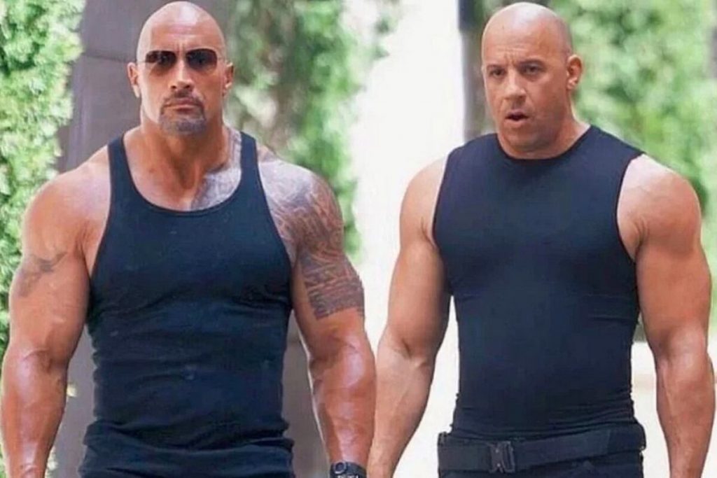 Vin Diesel e The Rock