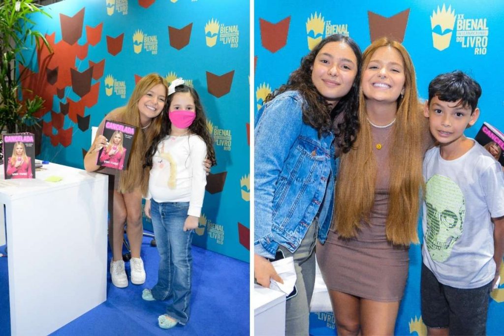 Viih Tube posa com fãs na Bienal do Livro no Rio