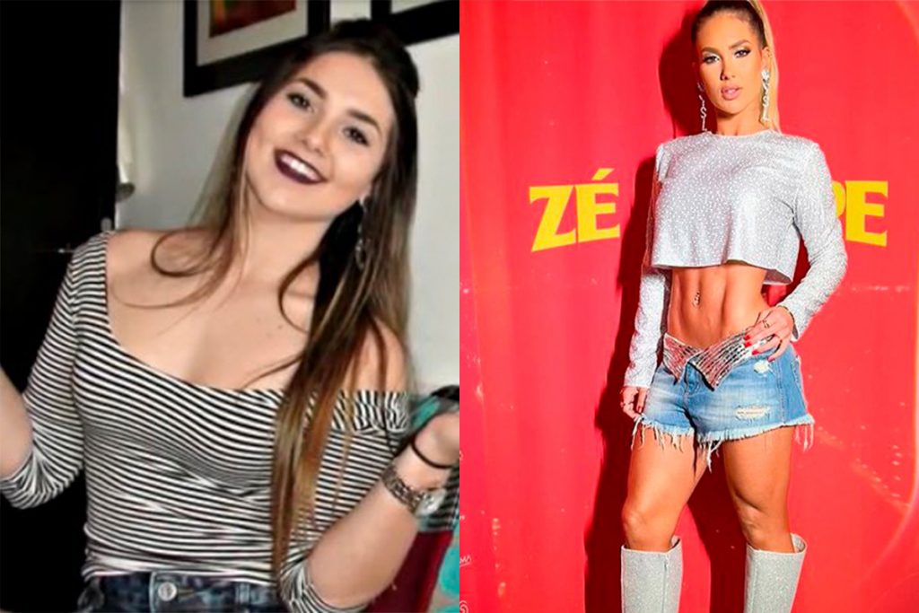 Virgínia Fonseca antes e depois da fama