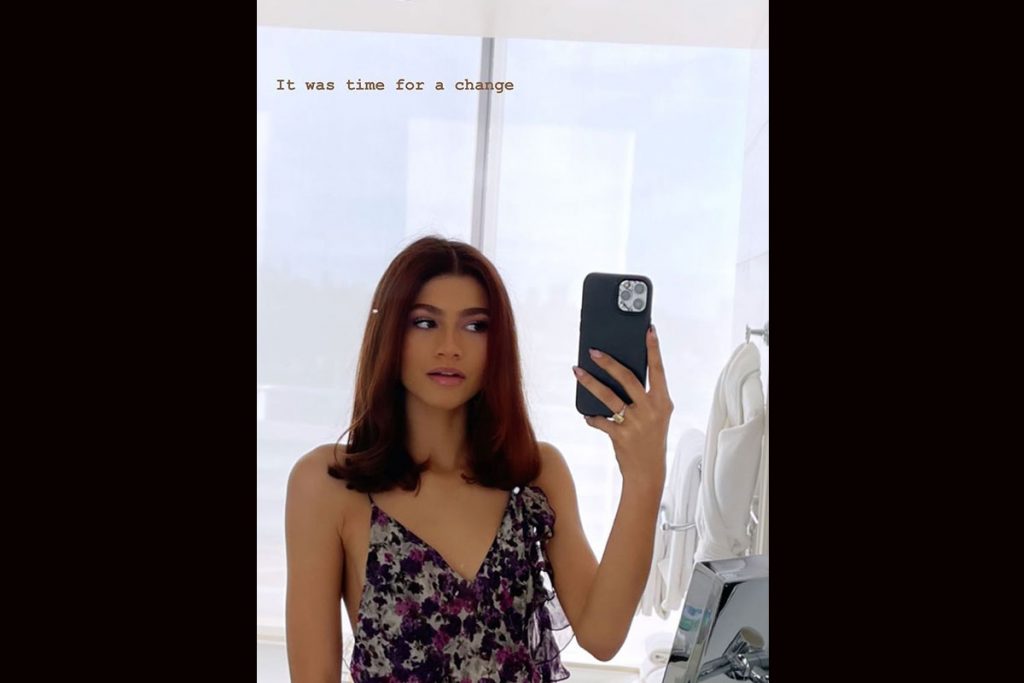 Zendaya surge de cabelo curto na web