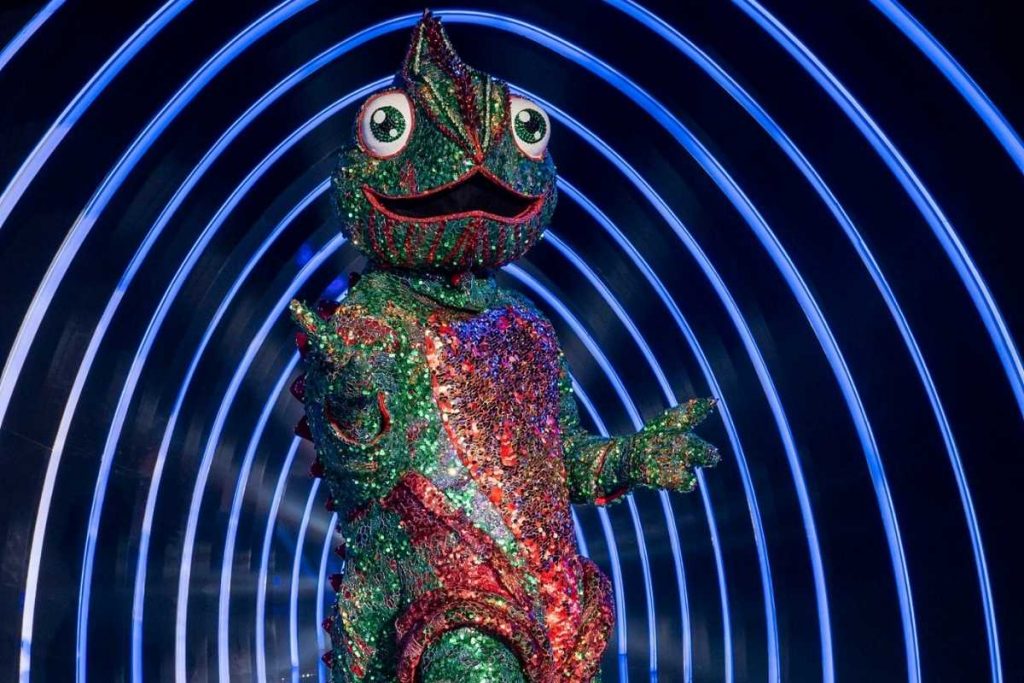 fantasia de camaleão do the masked singer brasil