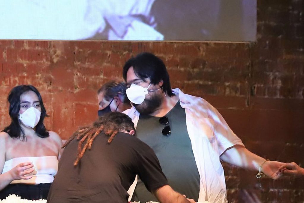 Eduardo Barata e filho de Françoise Forton