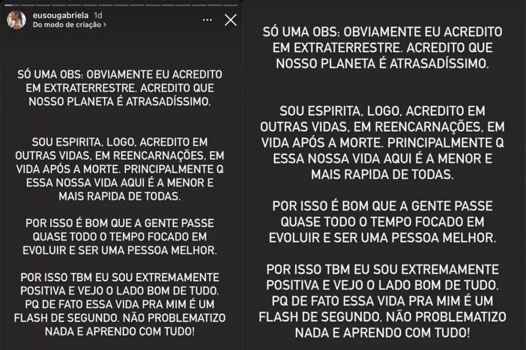 stories de gabriela pugliesi