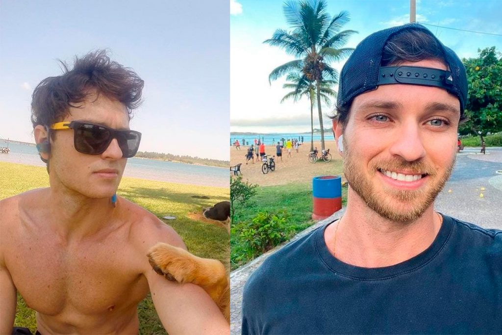 Lucas, do BBB22, em 2016 e atualmente