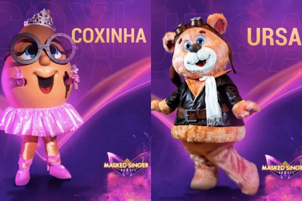 Coxinha e Ursa também estão no The Masked Singer Brasil