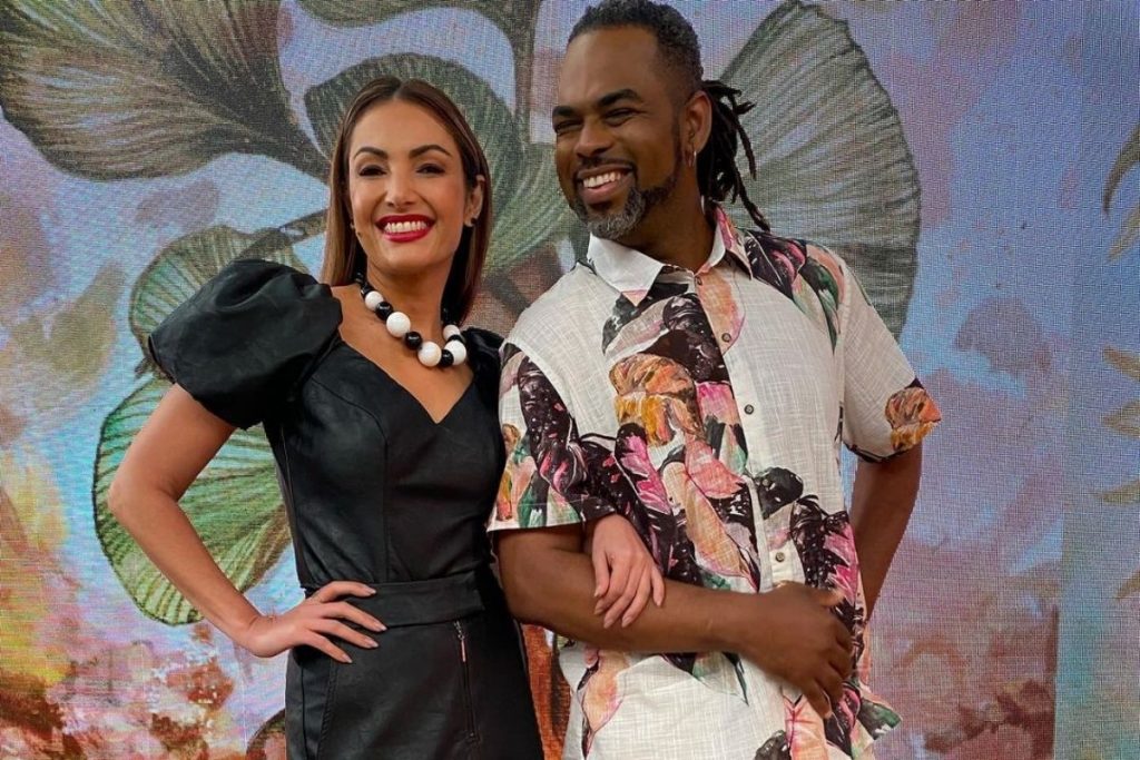 Patrícia Poeta e Manoel Soares