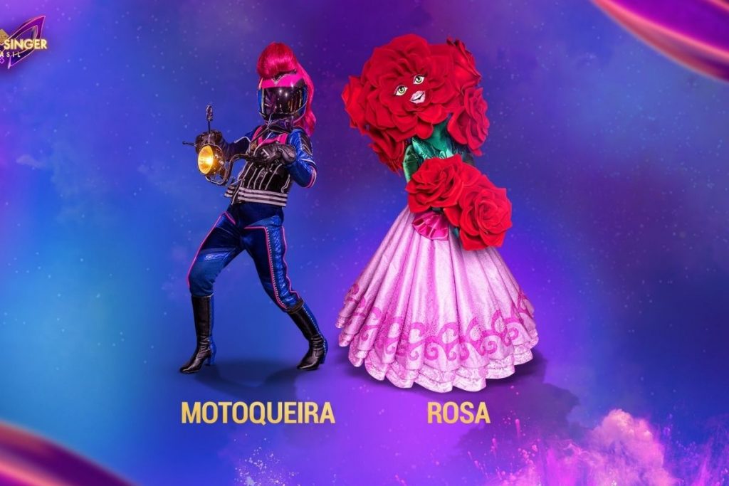 Rosa e Motoqueira do the Masked Singer Brasil
