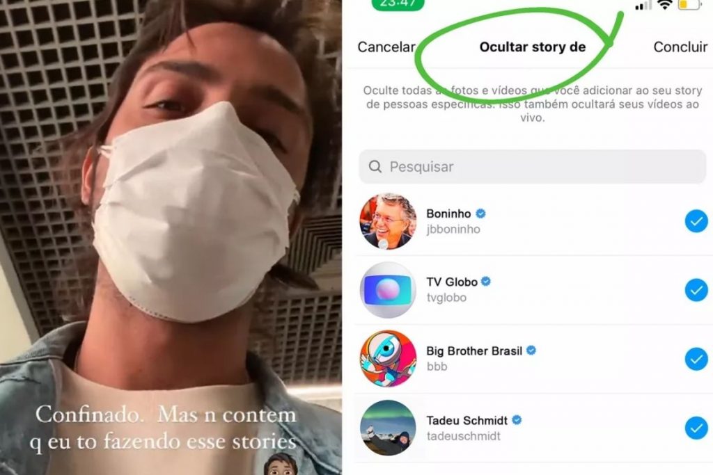 rodrigo simas nos stories