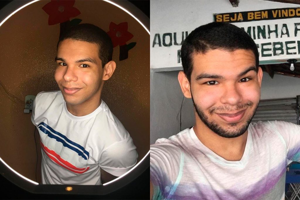 Vinícius, do BBB22, em 2020 e atualmente