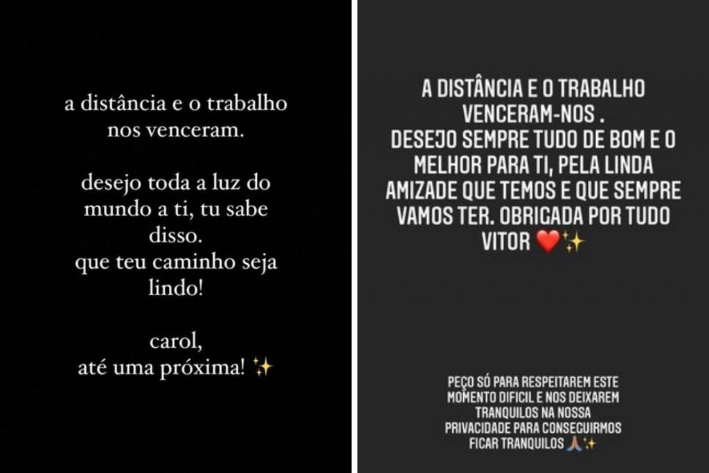 Post Vitor Kley e Carol Loureiro