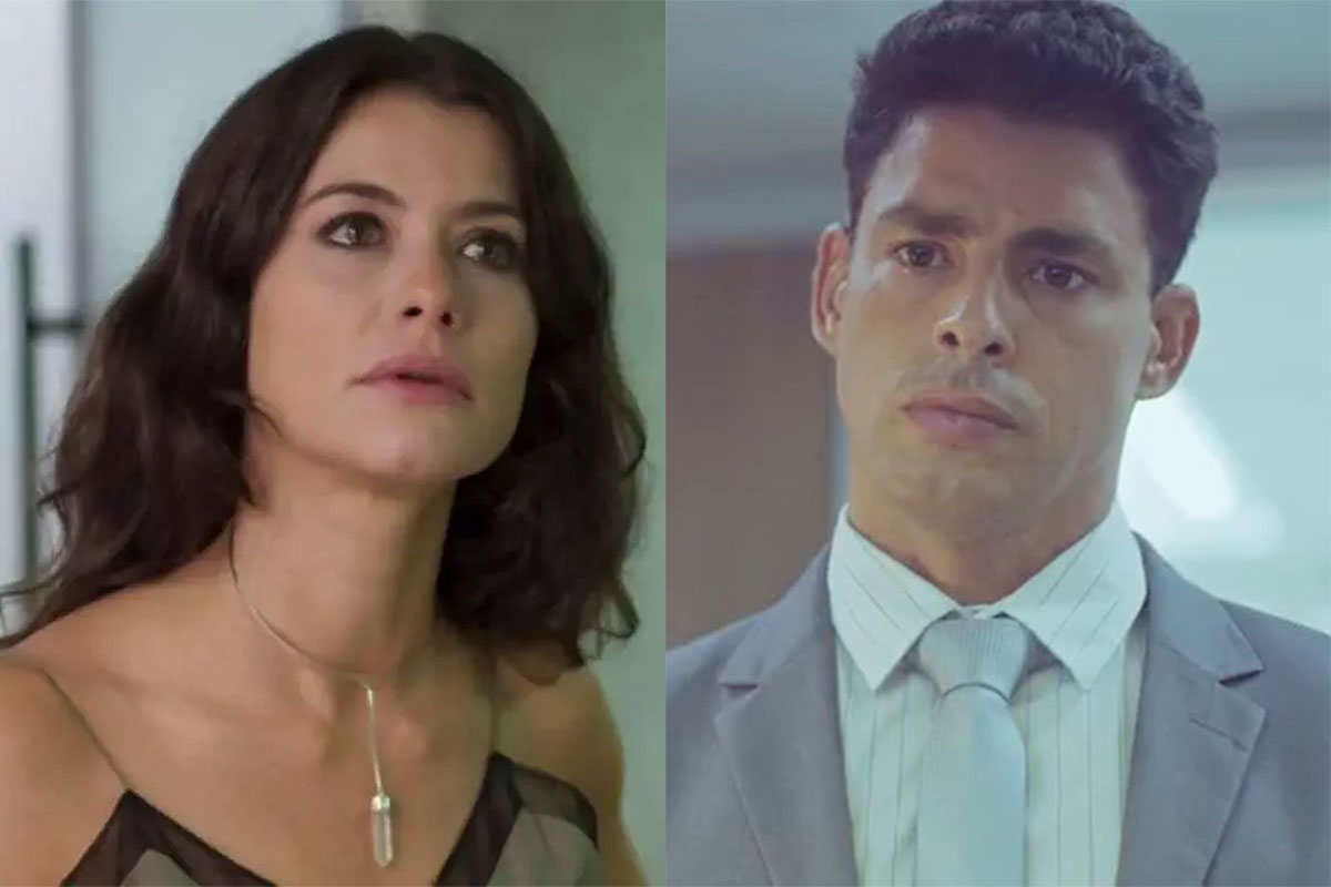 Bárbara (Alinne MOraes) e Renato (Cauã Reymond) em cena de "Um Lugar ao Sol"