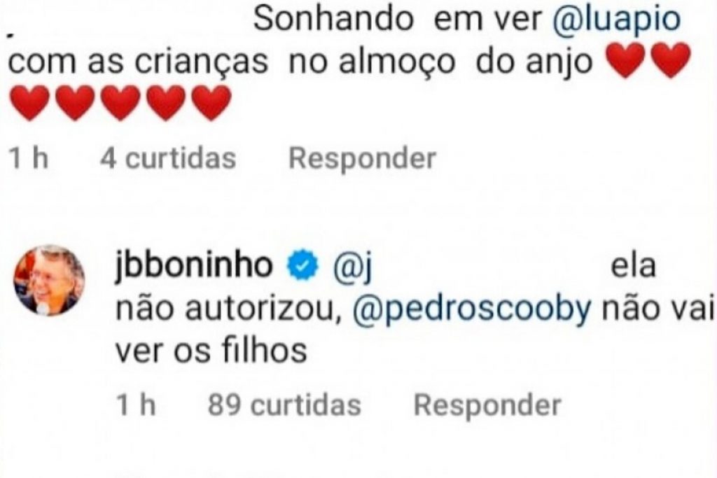 Boninho responde seguidor sobre presente do anjo