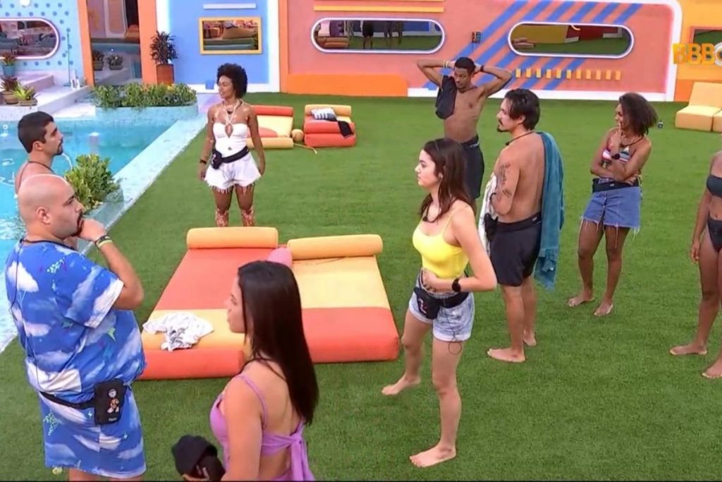 Brothers na área externa do BBB22