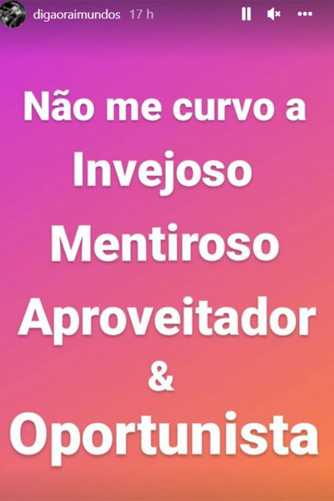 Digão cita Tico Santa Cruz como oportunista