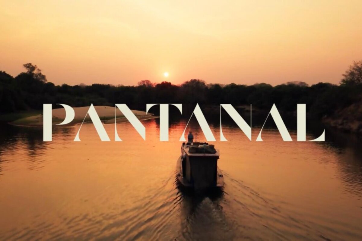 Logo da novela Pantanal