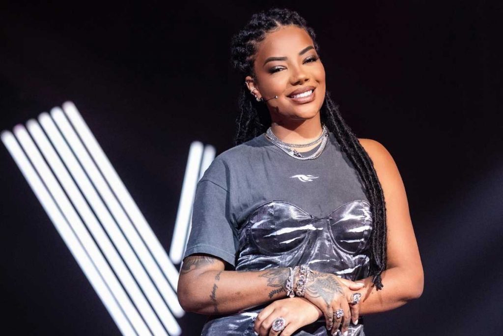 Ludmilla posando no The Voice+