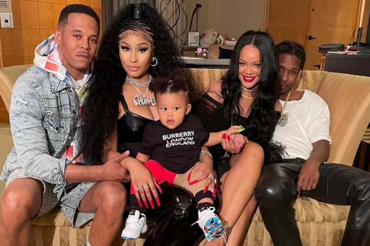 Nicki Minaj com Rihanna e A$AP Rocky