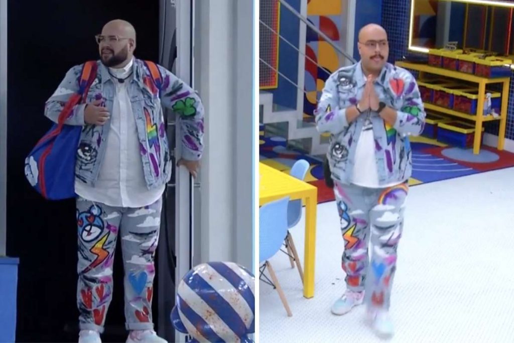 BBB22: Tiago Abravanel usou a mesma roupa da estreia para deixar a casa