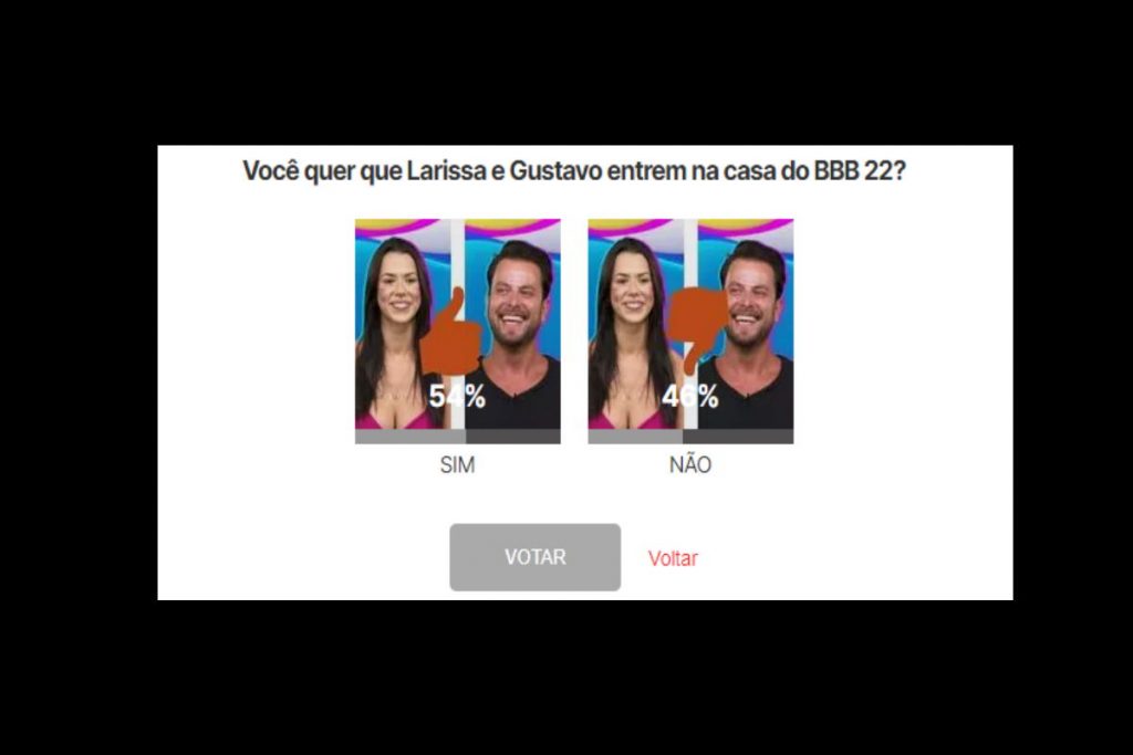 Votação Casa de Vidro