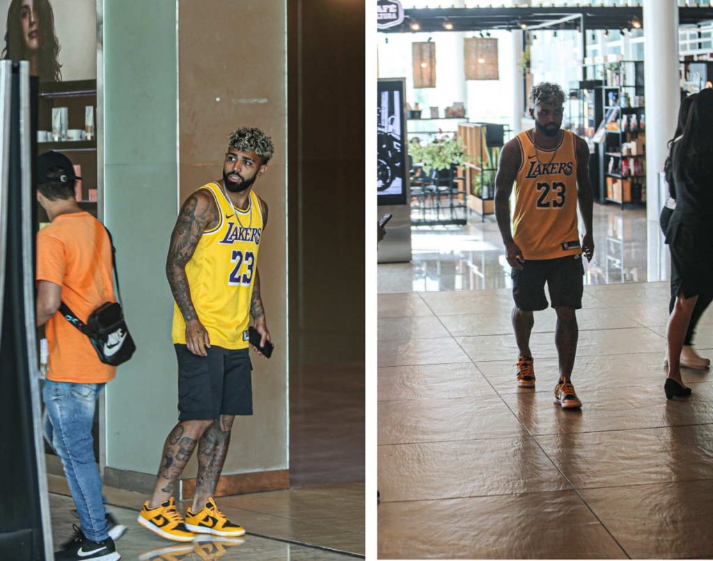 Gabigol em shopping