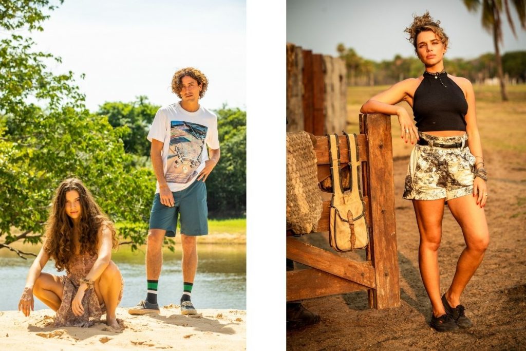 Jove ( Jesuita Barbosa ) - Juma ( Alanis Guillen ) Madeleine ( Bruna Linzmeyer )