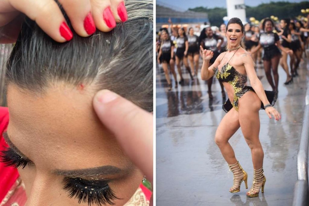 Ana Paula Minerato sofre acidente em ensaio da Gaviões da Fiel