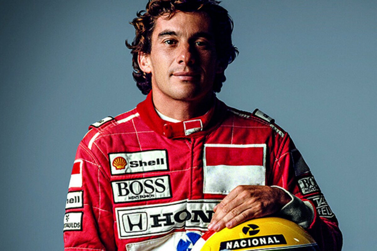 Ayrton Senna é retratado como se estivesse vivo, com 62 anos