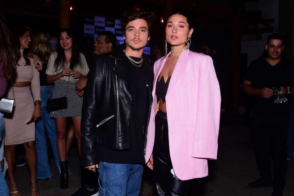 Sasha e João Figueiredo na festa da Colcci em São Paulo.