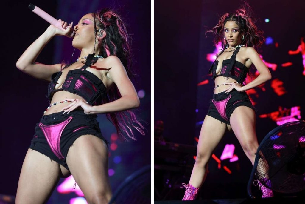 Veja as fotos do show de Doja Cat no LollaPalooza 2022