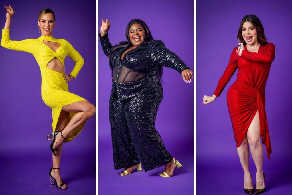 Ana Furtado, Jojo Todynho e GKay no Dança dos Famosos