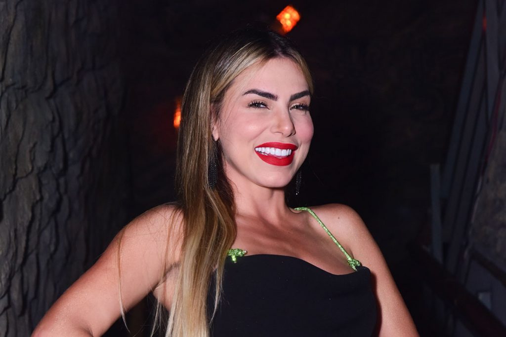 Erika Schneider também marcou presença na comemoração