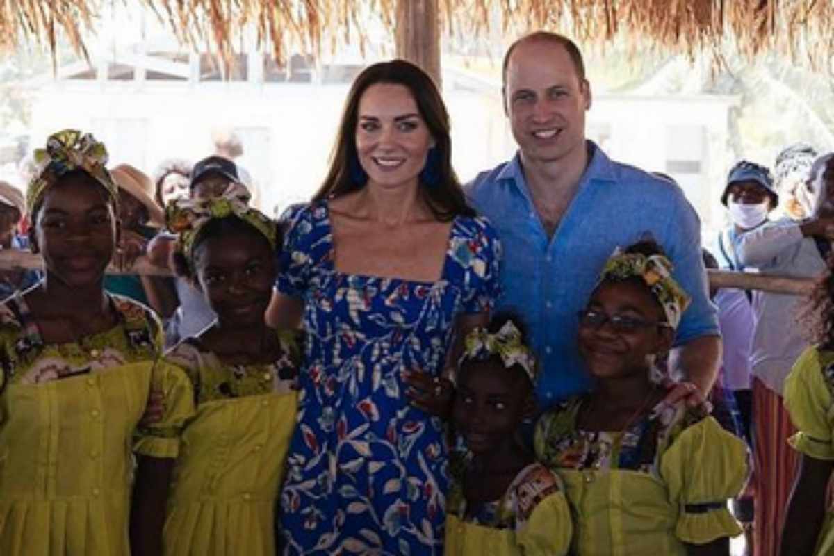 Kate Middleton e Príncipe William em tour pelo Caribe