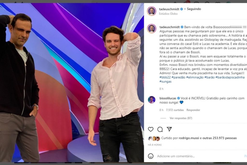 Tadeu Schmidt e Lucas Bissoli