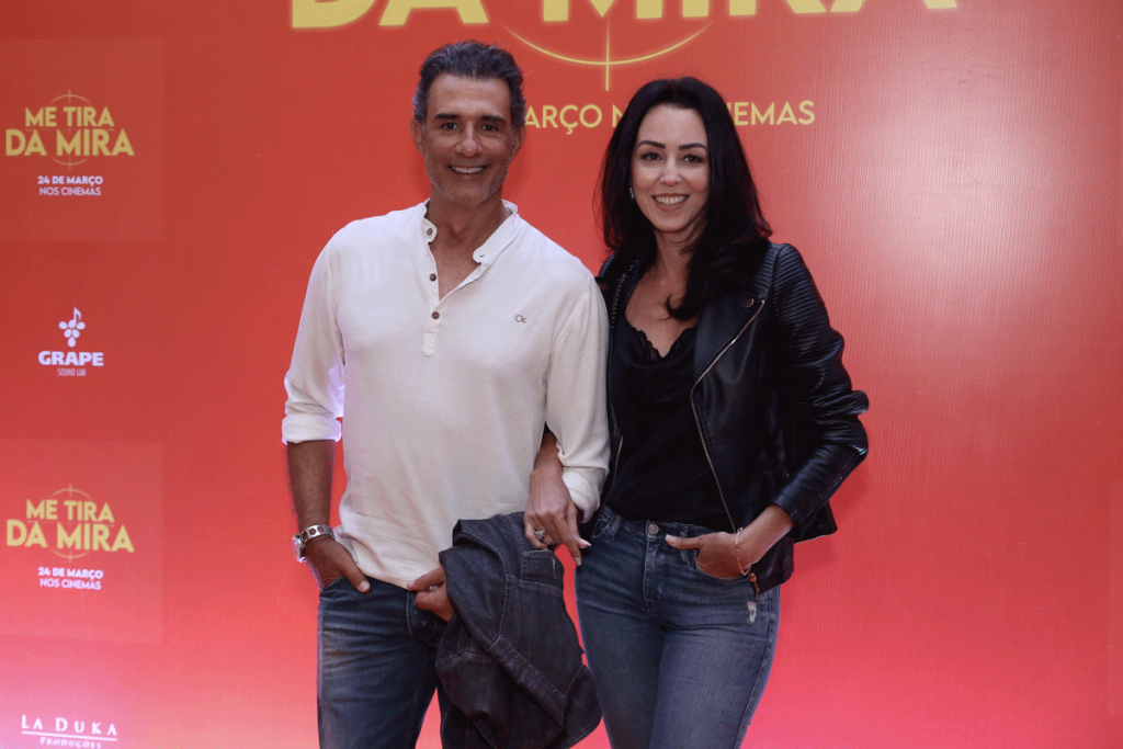 Marcos Pasquim e a namorada, Karla Nogueira