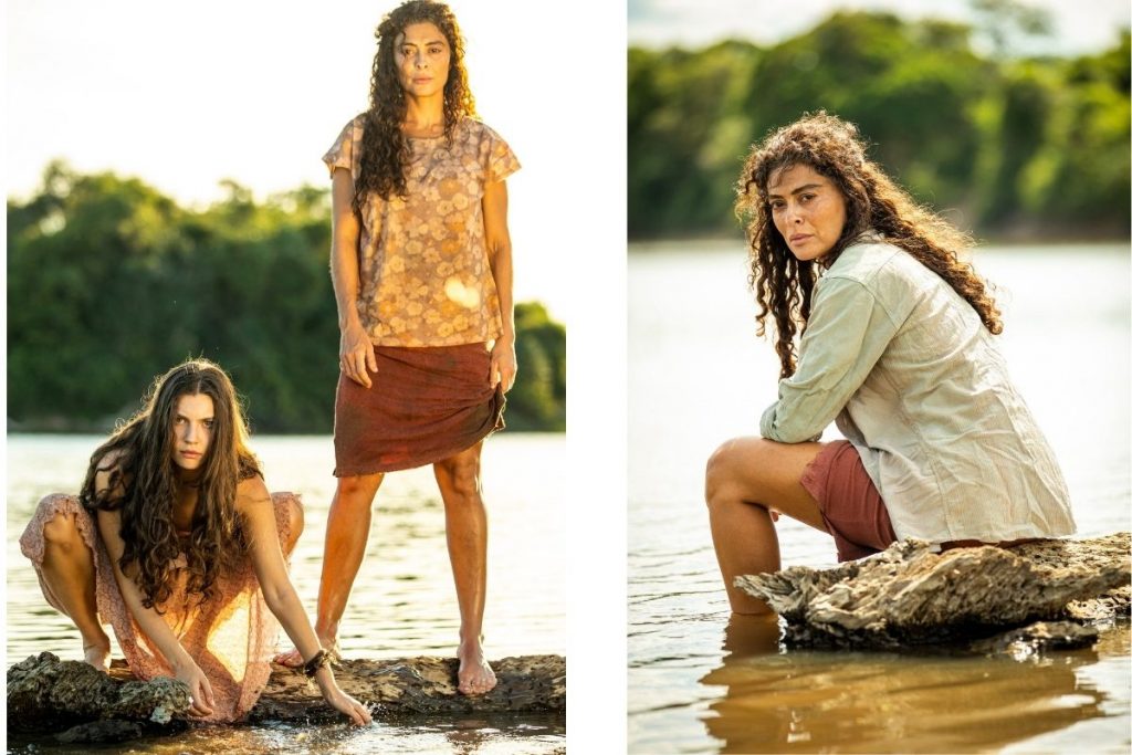 Pantanal - Maria Marruá ( Juliana Paes ) e Juma ( Allanis Guillen )