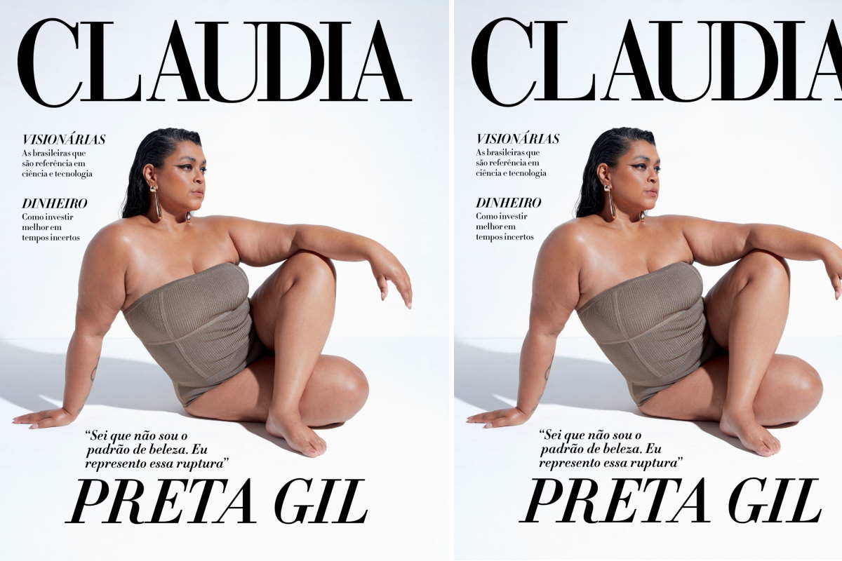 Preta Gil capa revista Claudia
