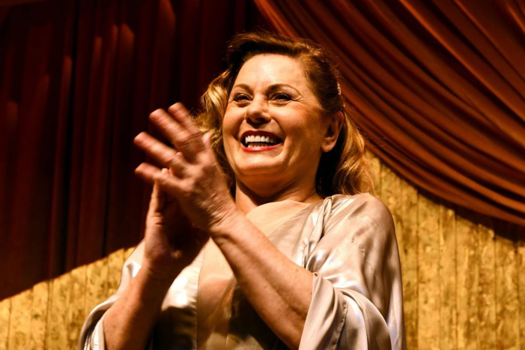 Vera Fischer agradeceu muito a presença do público